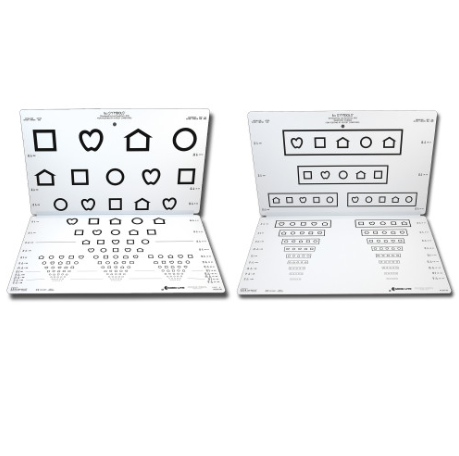 LEA distance chart, foldable (MassVat) (Art. No. 81202) - NO | Visual ...